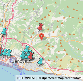 Mappa Via Val D'Aveto, 16141 Genova GE, Italia (5.65067)
