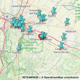 Mappa Via Ugo Foscolo, 40064 Ozzano dell'Emilia BO, Italia (9.0135)