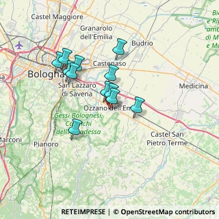 Mappa Via Ugo Foscolo, 40064 Ozzano dell'Emilia BO, Italia (5.79083)