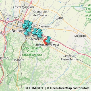 Mappa Via Ugo Foscolo, 40064 Ozzano dell'Emilia BO, Italia (6.68273)