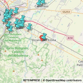 Mappa Via Ugo Foscolo, 40064 Ozzano dell'Emilia BO, Italia (6.928)