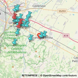 Mappa Via Ugo Foscolo, 40064 Ozzano dell'Emilia BO, Italia (5.049)