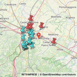 Mappa Via Ugo Foscolo, 40064 Ozzano dell'Emilia BO, Italia (12.8585)