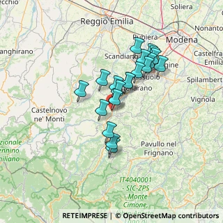 Mappa Via Ca' Geto, 42031 Baiso RE, Italia (11.4175)