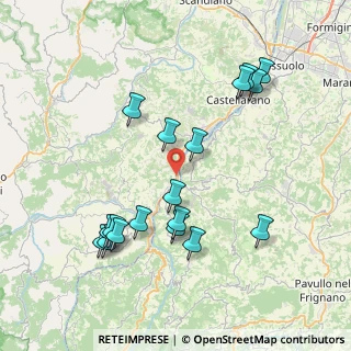 Mappa Via Ca' Geto, 42031 Baiso RE, Italia (8.31778)