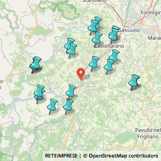 Mappa Via Ca' Geto, 42031 Baiso RE, Italia (8.7705)