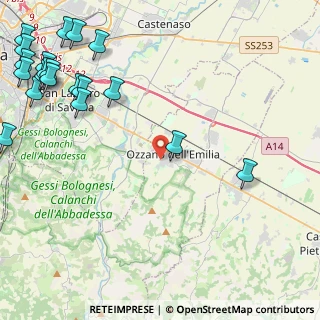 Mappa Via E. Mattei, 40064 Ozzano dell'Emilia BO, Italia (6.87)