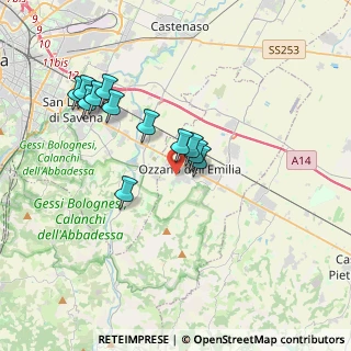 Mappa Via E. Mattei, 40064 Ozzano dell'Emilia BO, Italia (3.33917)