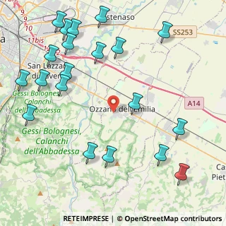 Mappa Via E. Mattei, 40064 Ozzano dell'Emilia BO, Italia (5.5695)