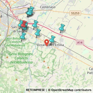 Mappa Via E. Mattei, 40064 Ozzano dell'Emilia BO, Italia (4.93357)