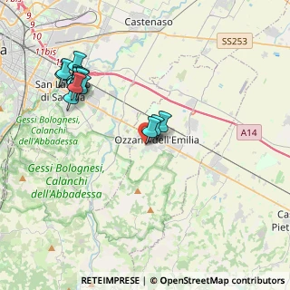 Mappa Via E. Mattei, 40064 Ozzano dell'Emilia BO, Italia (4.34643)