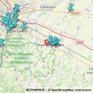 Mappa Via E. Mattei, 40064 Ozzano dell'Emilia BO, Italia (6.6065)