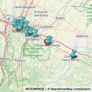 Mappa Via E. Mattei, 40064 Ozzano dell'Emilia BO, Italia (9.6375)