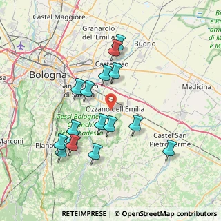 Mappa Via E. Mattei, 40064 Ozzano dell'Emilia BO, Italia (7.47875)