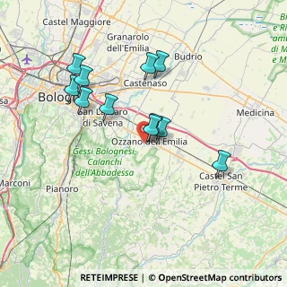 Mappa Via E. Mattei, 40064 Ozzano dell'Emilia BO, Italia (6.72636)