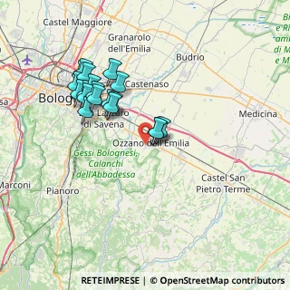 Mappa Via E. Mattei, 40064 Ozzano dell'Emilia BO, Italia (7.11895)