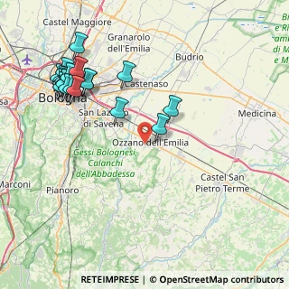 Mappa Via E. Mattei, 40064 Ozzano dell'Emilia BO, Italia (9.934)