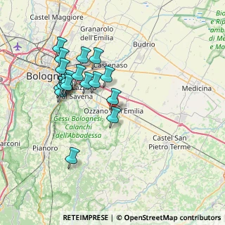 Mappa Via Antonio Gramsci, 40064 Ozzano dell'Emilia BO, Italia (7.39556)