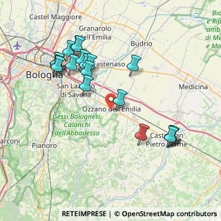 Mappa Via Antonio Gramsci, 40064 Ozzano dell'Emilia BO, Italia (8.56)