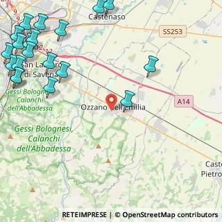 Mappa Via Antonio Gramsci, 40064 Ozzano dell'Emilia BO, Italia (7.114)