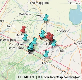 Mappa Via Nullo Baldini, 48024 Massa Lombarda RA, Italia (10.102)