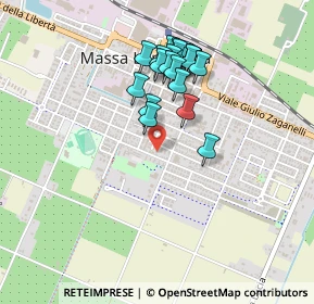 Mappa Via Nullo Baldini, 48024 Massa Lombarda RA, Italia (0.4035)