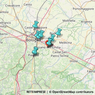 Mappa Via Giovanni Pascoli, 40064 Ozzano dell'Emilia BO, Italia (7.45455)