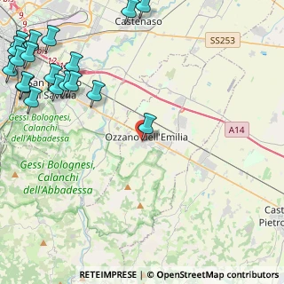 Mappa Via Giovanni Pascoli, 40064 Ozzano dell'Emilia BO, Italia (7.089)