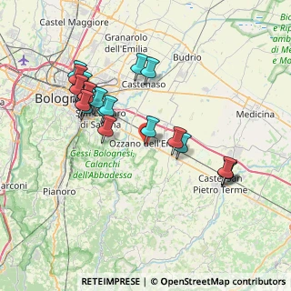 Mappa Via Giovanni Pascoli, 40064 Ozzano dell'Emilia BO, Italia (7.657)
