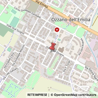 Mappa Via Giovanni Pascoli, 6, 40064 Ozzano dell'Emilia, Bologna (Emilia Romagna)