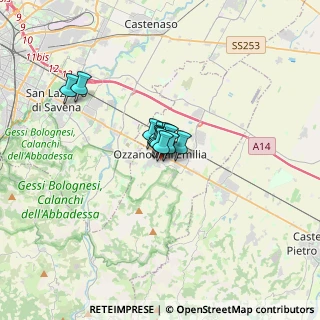 Mappa Piazzale Salvador Allende, 40064 Ozzano dell'Emilia BO, Italia (1.32333)