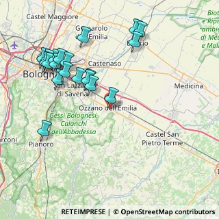 Mappa Via del Commercio, 40064 Ozzano dell'Emilia BO, Italia (9.201)