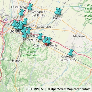 Mappa Via del Commercio, 40064 Ozzano dell'Emilia BO, Italia (10.0565)