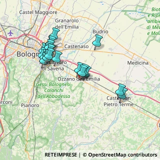 Mappa Via del Commercio, 40064 Ozzano dell'Emilia BO, Italia (7.1125)