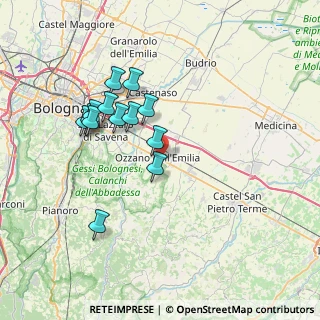 Mappa Via del Commercio, 40064 Ozzano dell'Emilia BO, Italia (6.76)