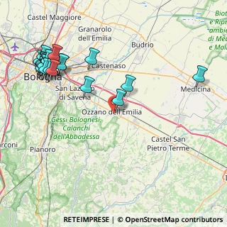 Mappa Via del Commercio, 40064 Ozzano dell'Emilia BO, Italia (10.5905)