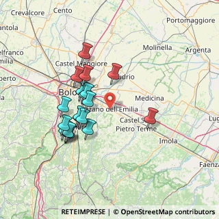Mappa Via del Commercio, 40064 Ozzano dell'Emilia BO, Italia (13.25105)