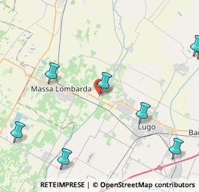 Mappa Via Carlo Gieri, 48020 Sant'Agata Sul Santerno RA, Italia (6.70909)