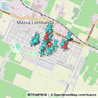 Mappa Via Giovanni Vicini, 48024 Massa Lombarda RA, Italia (0.2625)
