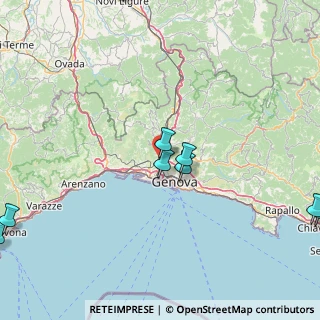Mappa Via alla Costa di Teglia, 16161 Genova GE, Italia (25.78818)