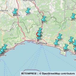 Mappa Via alla Costa di Teglia, 16161 Genova GE, Italia (26.4985)