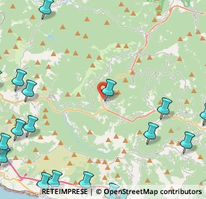Mappa Via Col di Lana, 16021 Bargagli GE, Italia (7.3375)