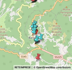 Mappa Via Col di Lana, 16021 Bargagli GE, Italia (0.834)