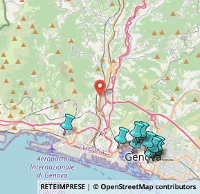 Mappa Via San Donà di Piave, 16161 Genova GE, Italia (5.45083)