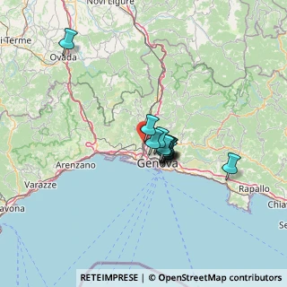 Mappa Via San Donà di Piave, 16161 Genova GE, Italia (8.82)