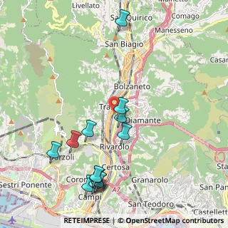 Mappa Via Fratelli Bronzetti, 16161 Genova GE, Italia (2.38231)