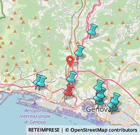 Mappa Via Fratelli Bronzetti, 16161 Genova GE, Italia (4.66385)