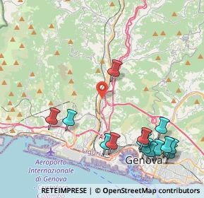 Mappa Via Fratelli Bronzetti, 16161 Genova GE, Italia (5.19429)