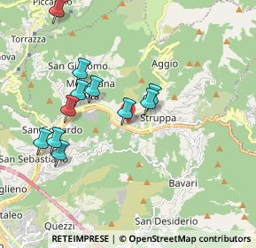Mappa Via Struppa, 16121 Genova GE, Italia (1.85364)