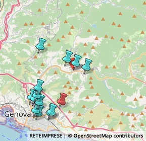 Mappa Via Struppa, 16165 Genova GE, Italia (4.57857)